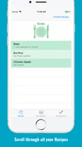 Recipe Planner screenshot #2 for iPhone