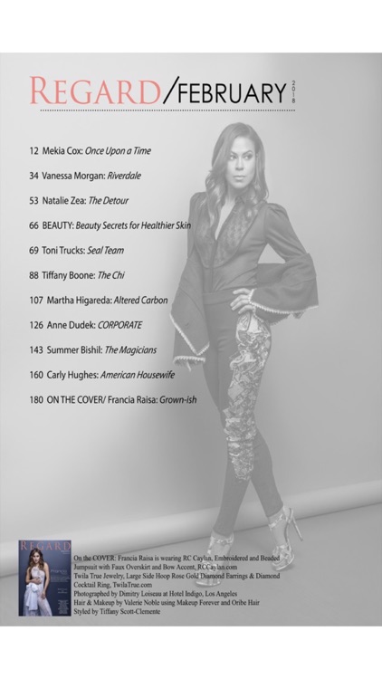 Regard Magazine - celebrity fashion and lifestyle digital magazine
