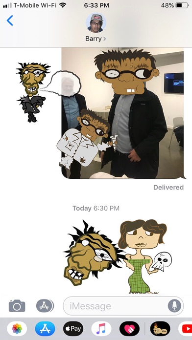 Rafo's Brew iPhone screenshot 2 - Stickers app