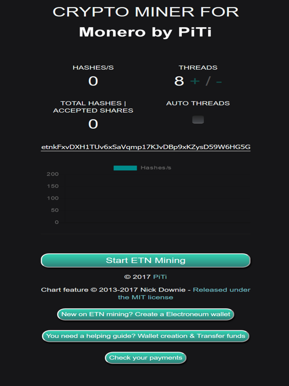 Screenshot #4 pour Crypto Miner for Monero XMR