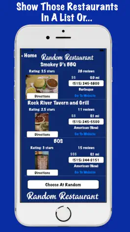 Game screenshot Random Restaurant Finder apk