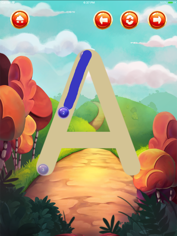 Letters & Numbers Spanish iPad screenshot