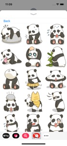 Panda Stickers Collection screenshot #2 for iPhone