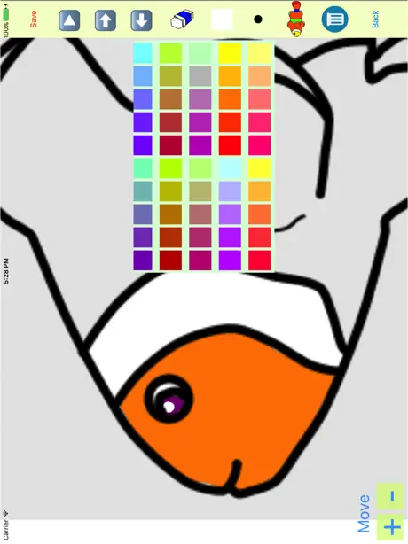 Coloring Book Fish Aquarium