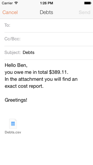 Screenshot #2 pour Remember Debts