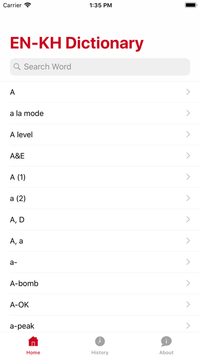 How to cancel & delete EN-KH Dictionary Free from iphone & ipad 1