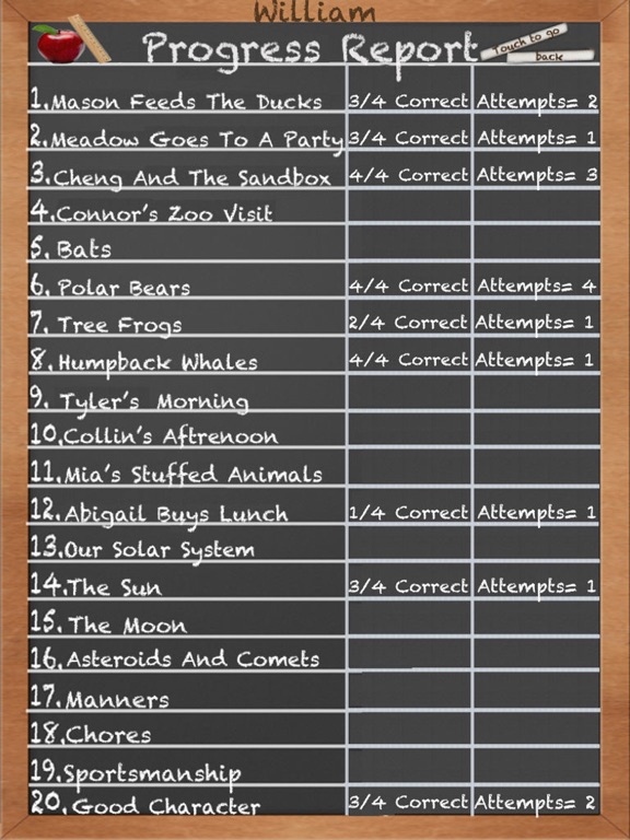 Screenshot #5 for Kids Reading Comprehension 1