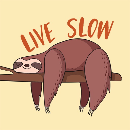 Sloth Emoji and Stickers icon