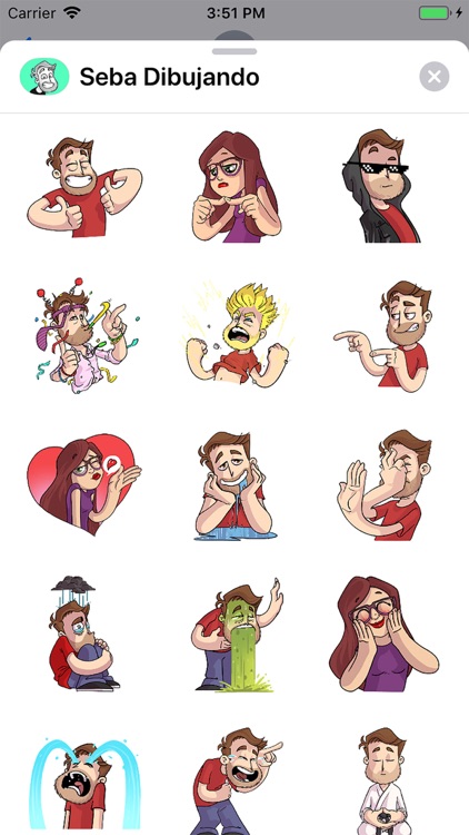 Seba Dibujando Stickers