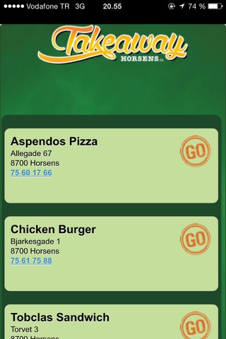 Takeaway Horsens - náhled