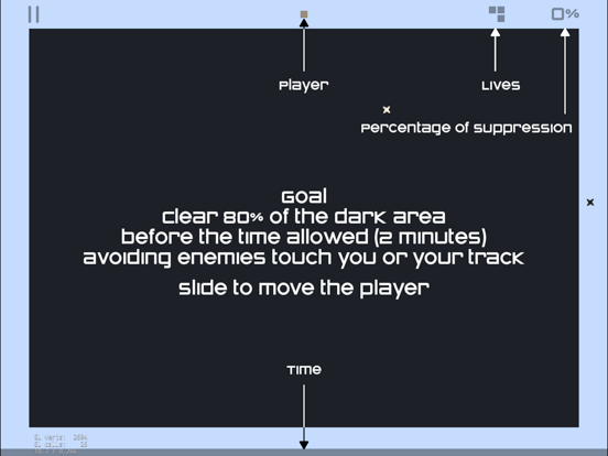 Code: Xonix iPad screenshot