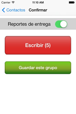 Group SMS with Delivery Report screenshot 3