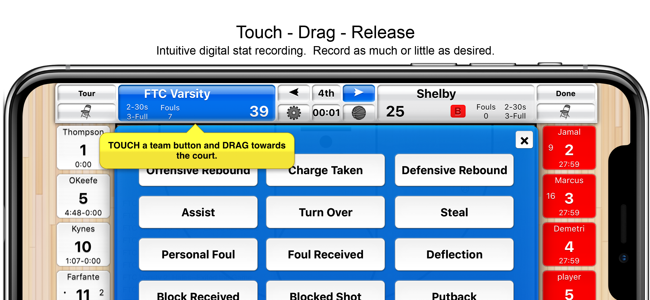 Basketball Stat Tracker screenshot 4
