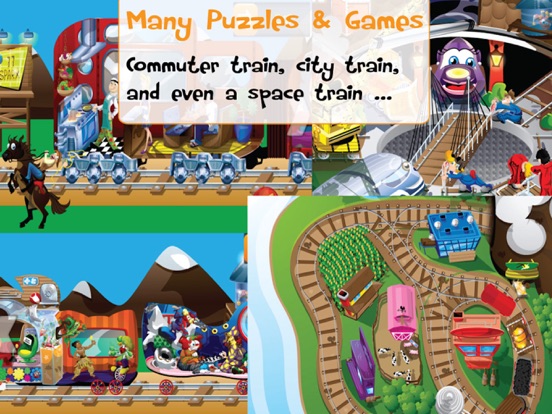 PUZZINGO Trains Puzzles Games iPad app afbeelding 5