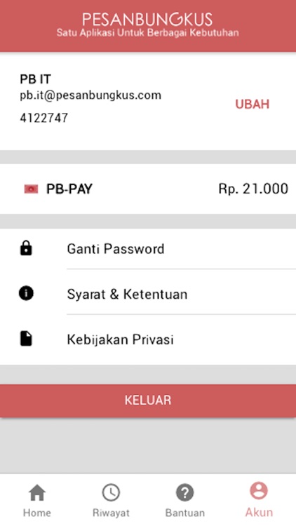 Pesan Bungkus screenshot-4