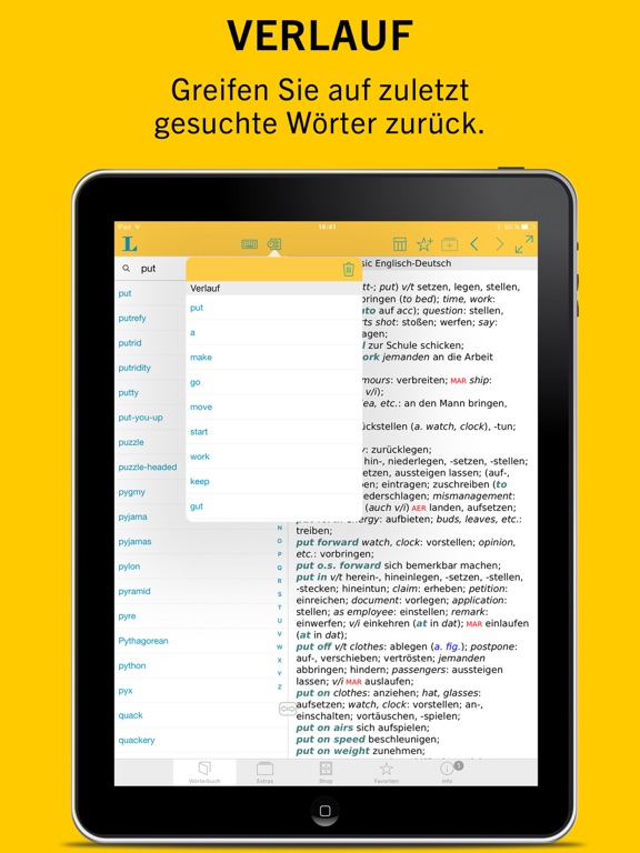 Screenshot #6 pour Englisch Deutsch - Wörterbuch