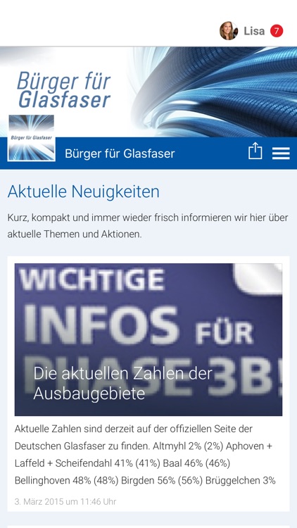 Bürger für Glasfaser