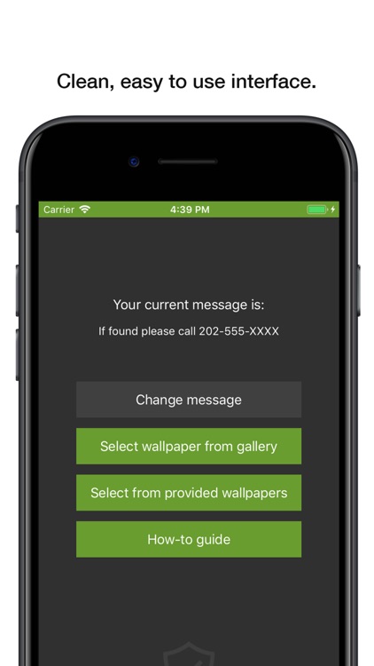 IfFound - Lock Screen number screenshot-3