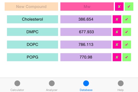 Liposome Calculator screenshot 3