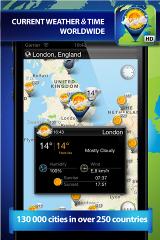 Weather Travel Mapのおすすめ画像1