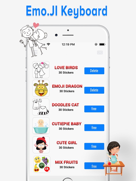 Screenshot #5 pour Emoji Keyboard - Autocollants