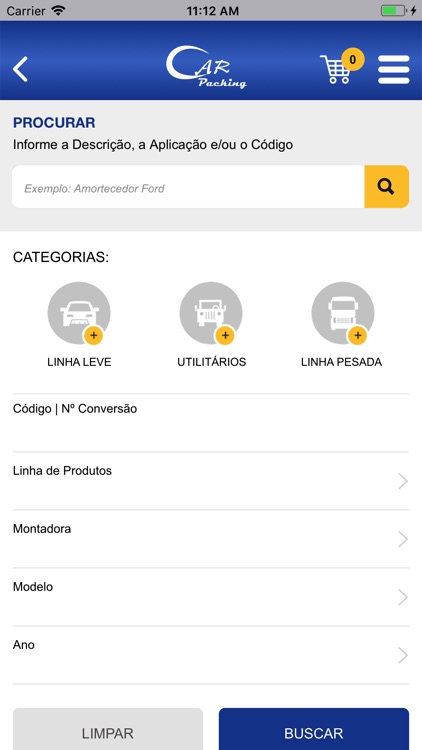 Carpacking - Catálogo