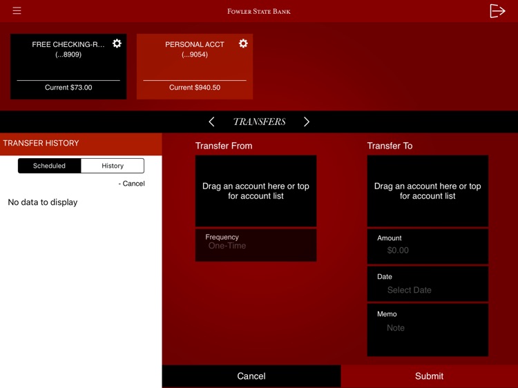 Fowler State Bank for iPad screenshot-3