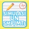 Simulasi  CBT UN SMP/MTs ini merupakan aplikasi yang dapat digunakan untuk latihan UN (Ujian Nasional) yang akan diselenggarakan dengan sistem PBT maupun CBT bagi siswa SMP/MTs