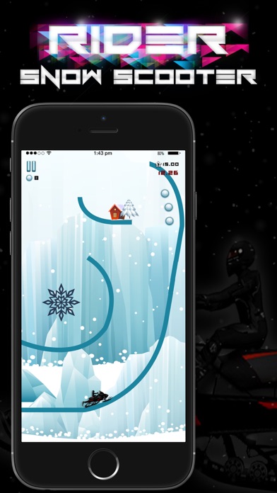 Screenshot #1 pour Rider- Snow Scooter