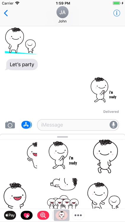 Dancing Boy Animated Stickers