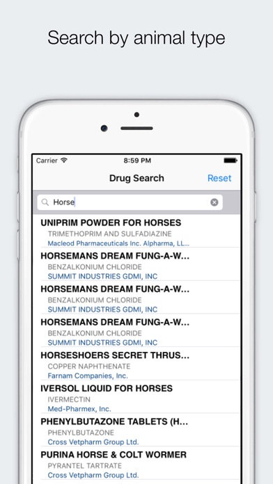 Animal  & Veterinary Drugs Screenshot