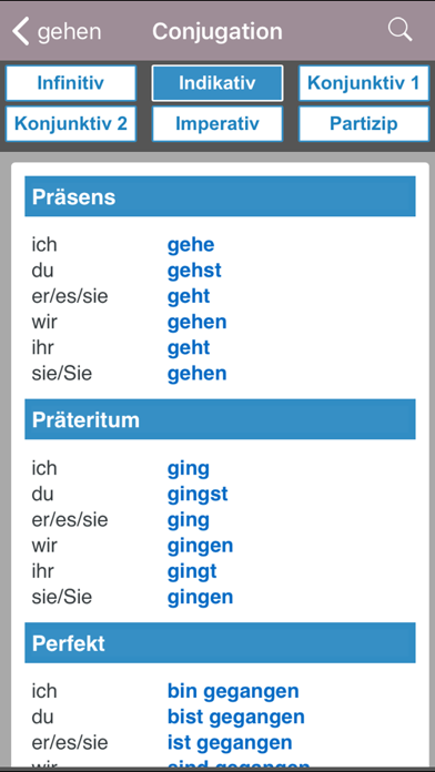 English-German Larousse Screenshot