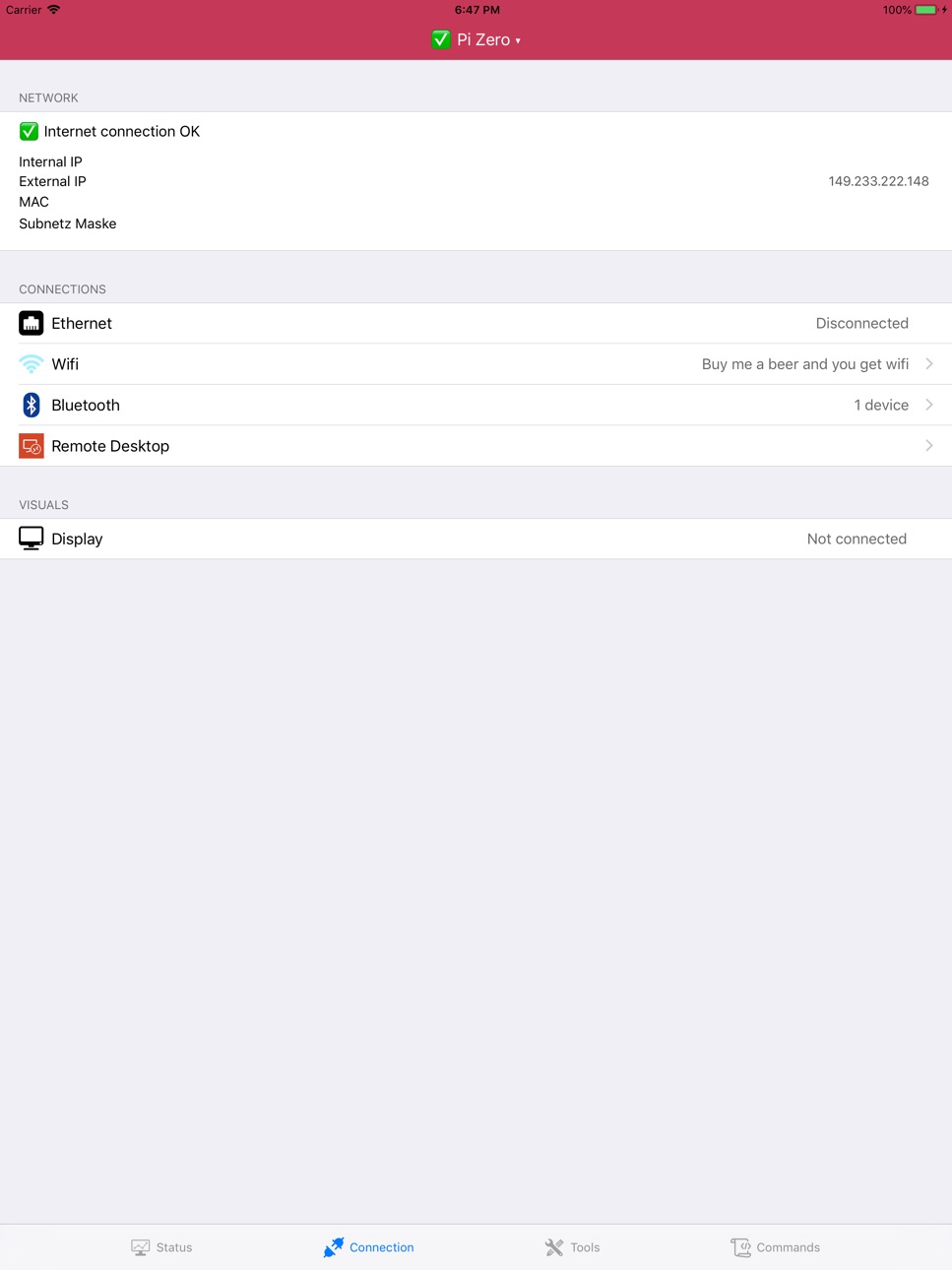 iPad screenshot