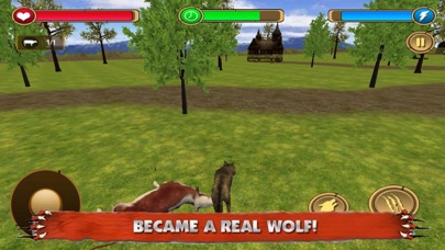 Wild Black Wolf Life 3D screenshot 2