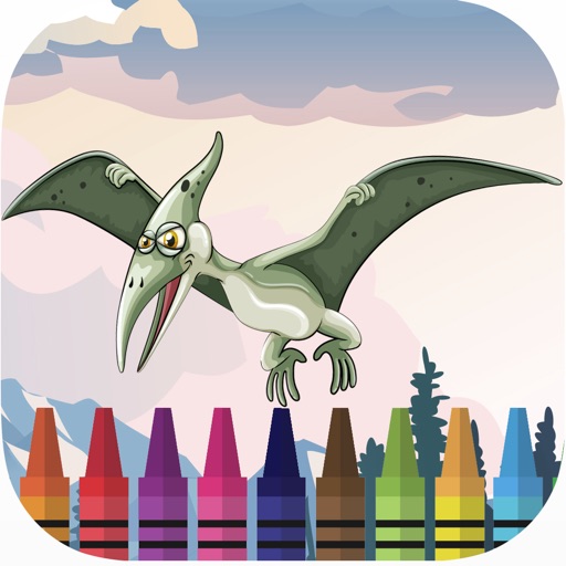 Dinosaur Park Coloring Game