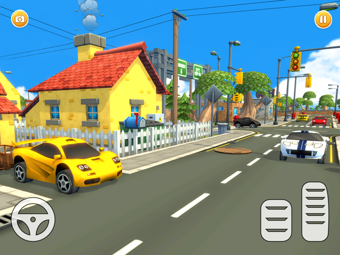 Mini City Pizza Delivery Car