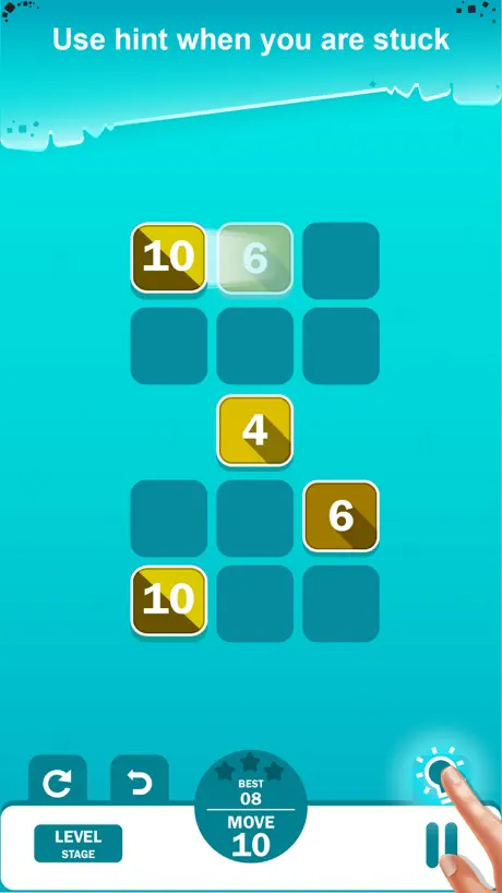 Merge 10-logical number puzzle