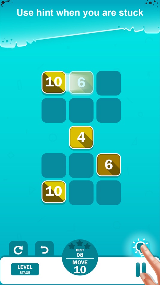 #6. Merge 10-logical number puzzle (iOS) 由: Hirakumar Patel