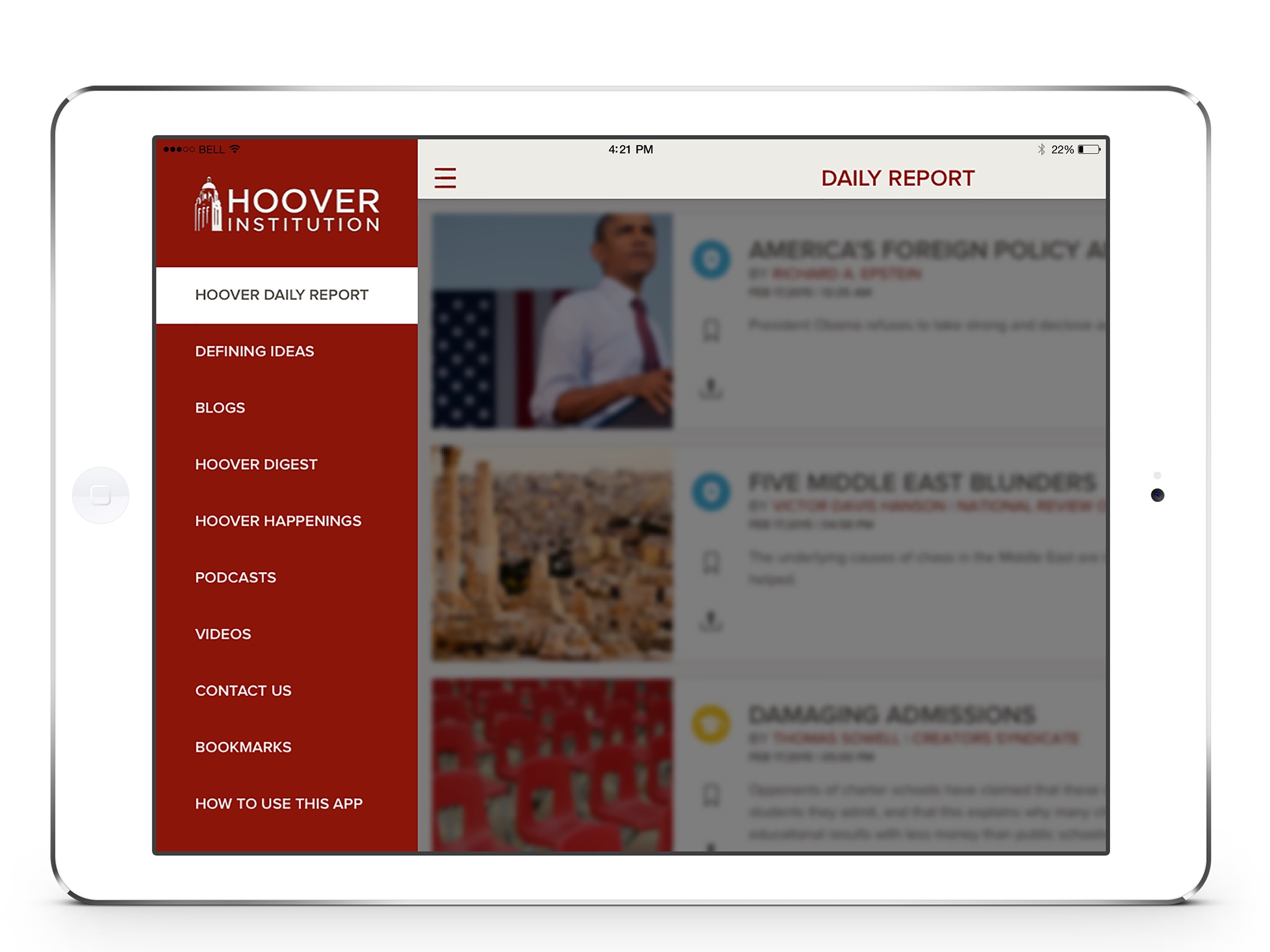 Hoover Institution screenshot 3