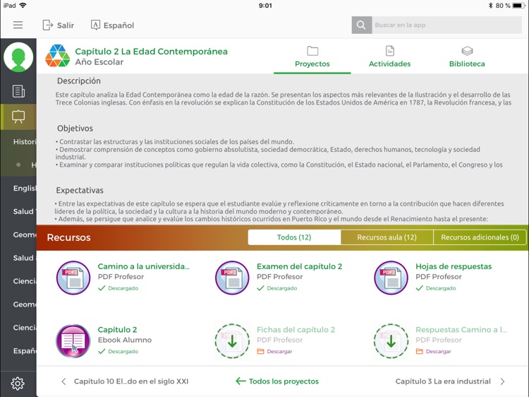 Santillana Planificación DEPR screenshot-3