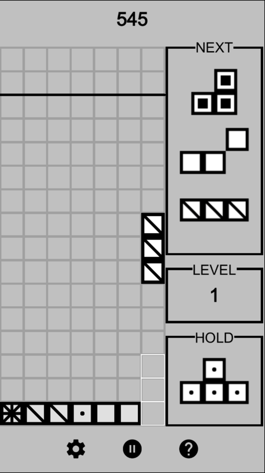 #2. Miniris - Drop Block Mini (iOS) Podle: Masaki Kanno