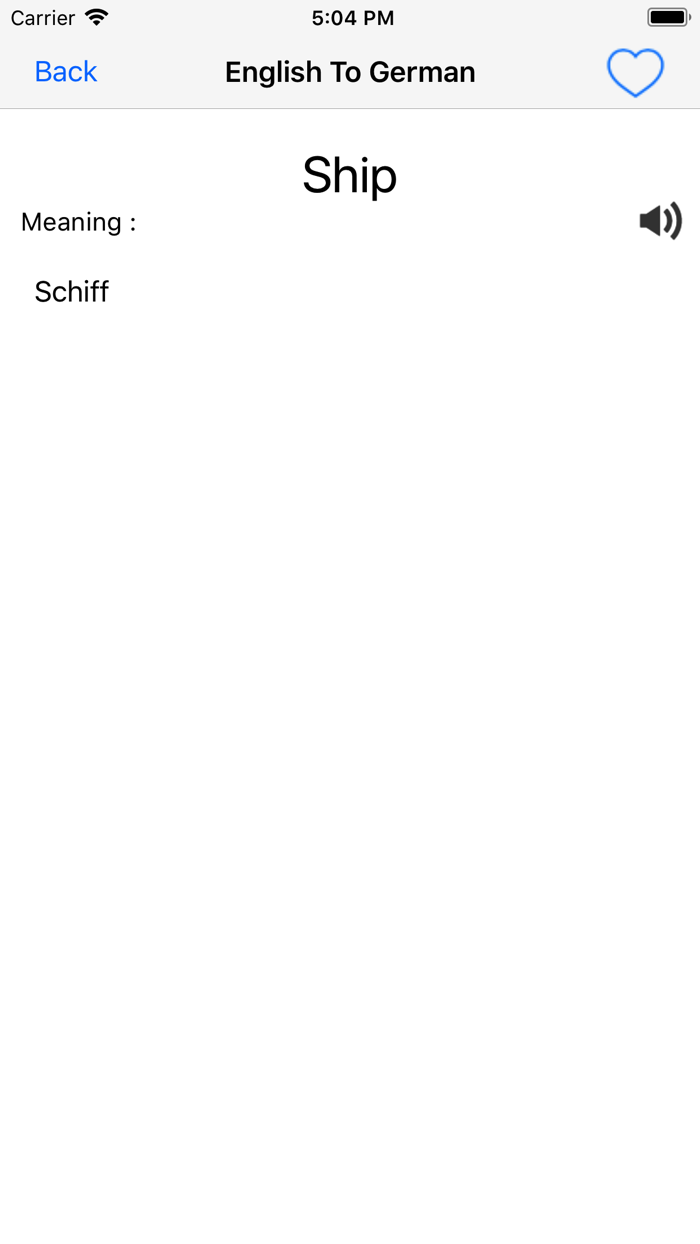 English To German Dictionary