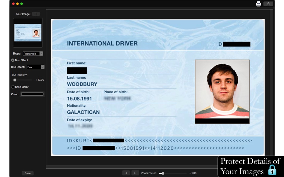 Redacted Document - Add Blur - 1.0 - (macOS)