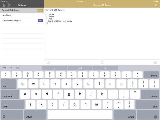 Screenshot #6 pour Write.as