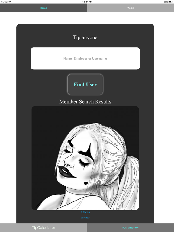 TipAgain iPad screenshot 1 - Social Networking app