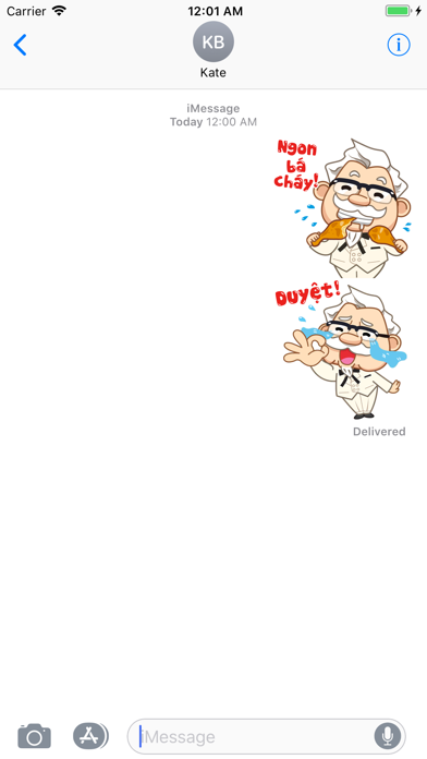 KFC Việt Nam Stickers screenshot 3