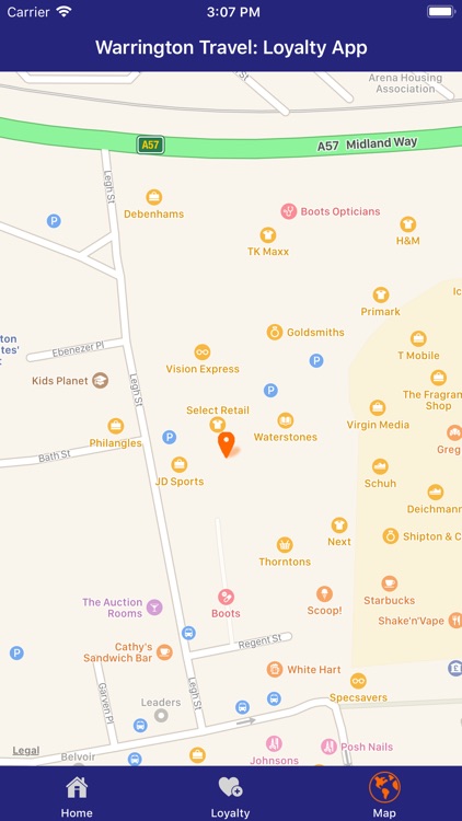 Warrington Travel: Loyalty App