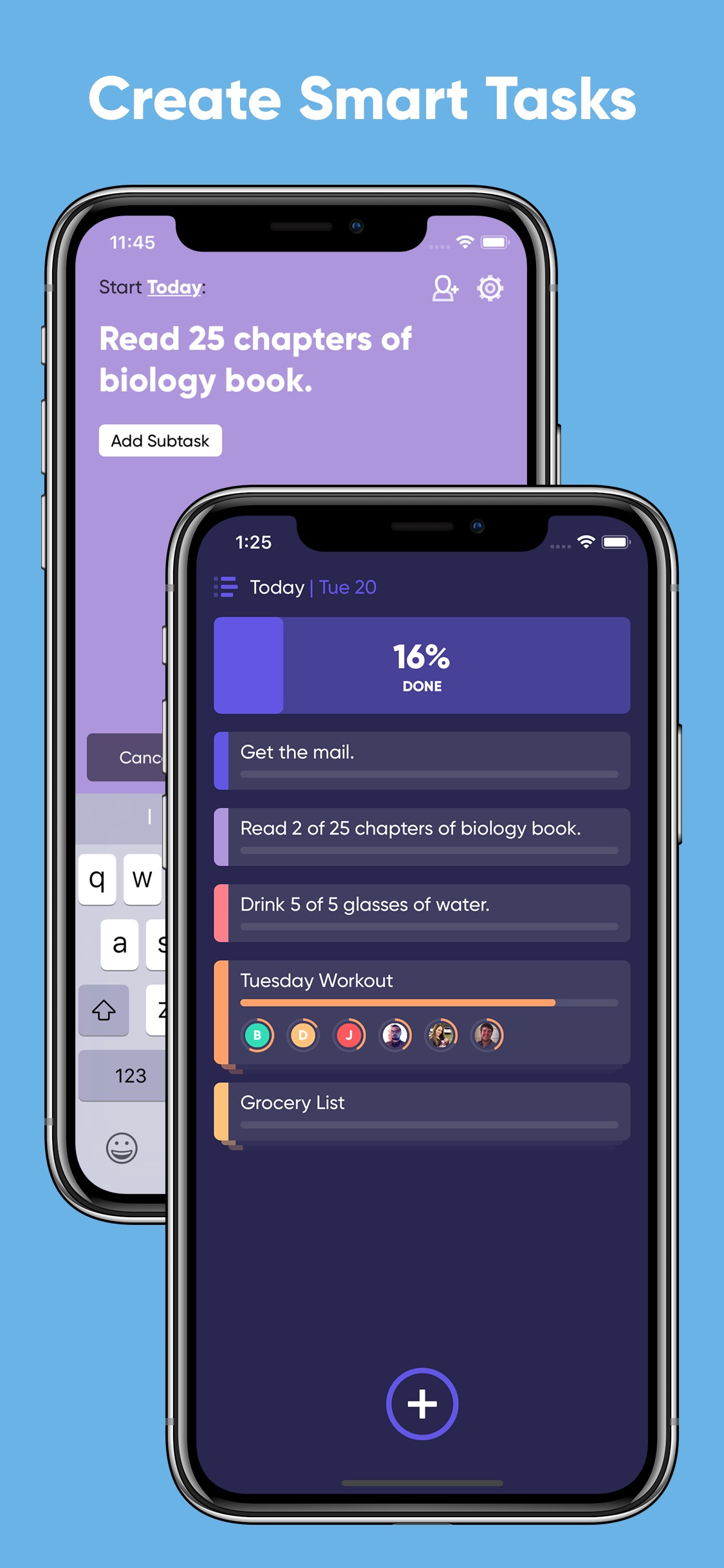 Screenshot do app Taskful: The Smart To-Do List