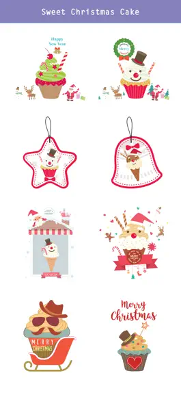 Game screenshot Sweet Happy Christmas Stickers hack