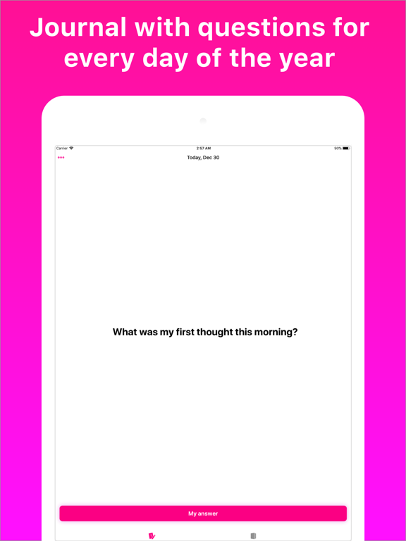 Screenshot #4 pour Endless Journal - Q&A Diary